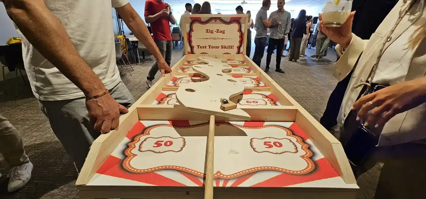 Ball Roll – Fairground Skill Maze at a real event