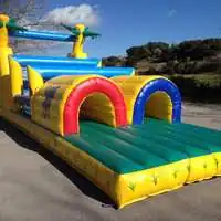 Inflatables area for communions and outdoor parties