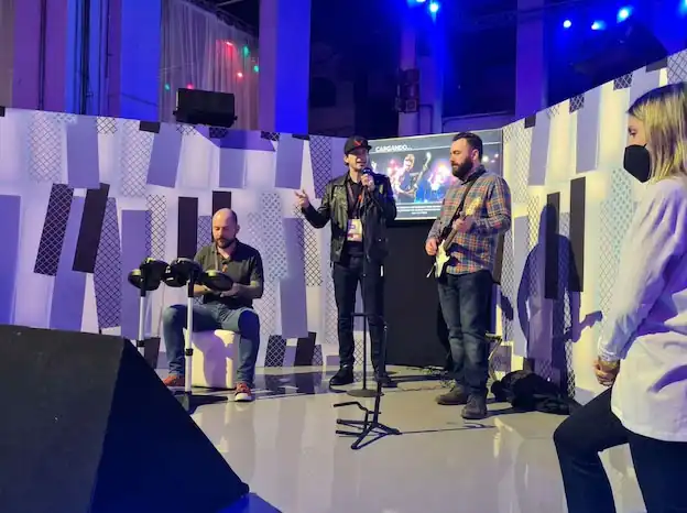 Punts de videojocs en la pausa d'un congrés