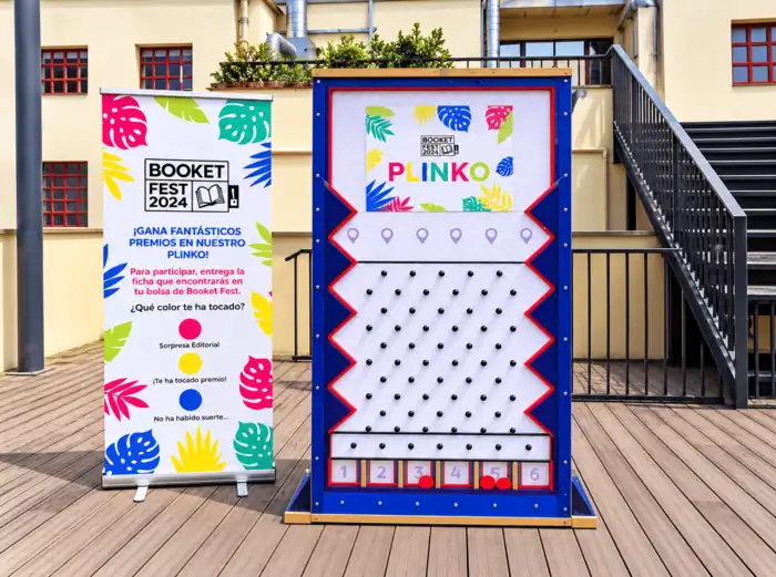 Montaje Plinko Booket Fest 2024