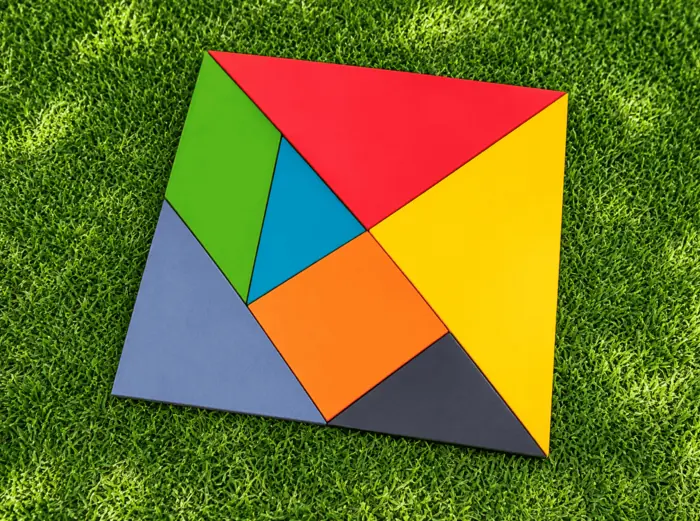 alquiler tangram gigante