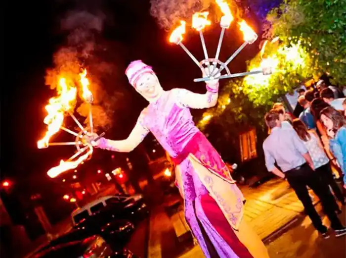 Zancudos fuego para eventos