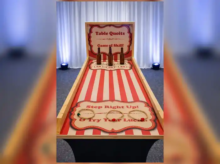 Mesa del juego Table Quoits de aros de sobremesa